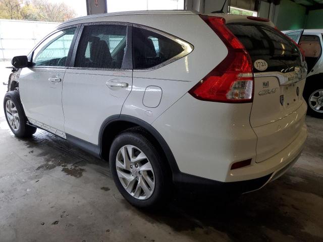 5J6RM3H78FL015300 - 2015 HONDA CR-V EXL WHITE photo 2