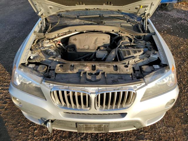 5UXWX9C56D0A21346 - 2013 BMW X3 XDRIVE2 SILVER photo 12