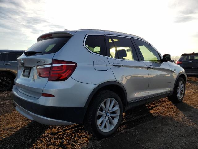 5UXWX9C56D0A21346 - 2013 BMW X3 XDRIVE2 SILVER photo 3