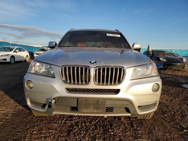 5UXWX9C56D0A21346 - 2013 BMW X3 XDRIVE2 SILVER photo 5