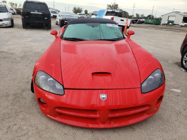 1B3JZ65Z94V100922 - 2004 DODGE VIPER SRT- RED photo 5