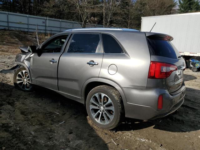 5XYKWDA72EG465942 - 2014 KIA SORENTO SX GRAY photo 2