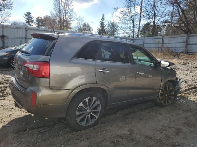 5XYKWDA72EG465942 - 2014 KIA SORENTO SX GRAY photo 3