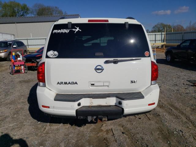 5N1AA08C99N607302 - 2009 NISSAN ARMADA SE WHITE photo 6