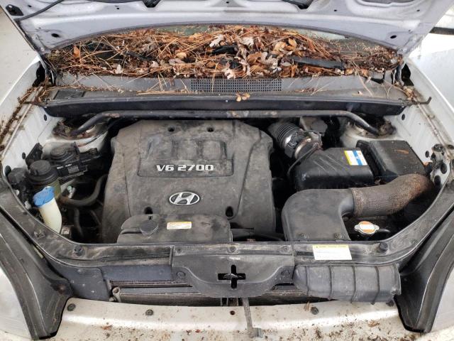 KM8JN12D67U542634 - 2007 HYUNDAI TUCSON SILVER photo 12