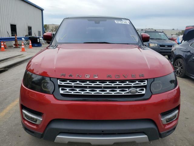 SALWR2KF7GA558163 - 2016 LAND ROVER RANGE ROVE RED photo 5