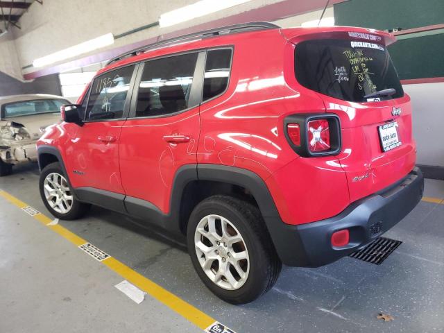 ZACCJBBT9GPD93563 - 2016 JEEP RENEGADE L RED photo 2