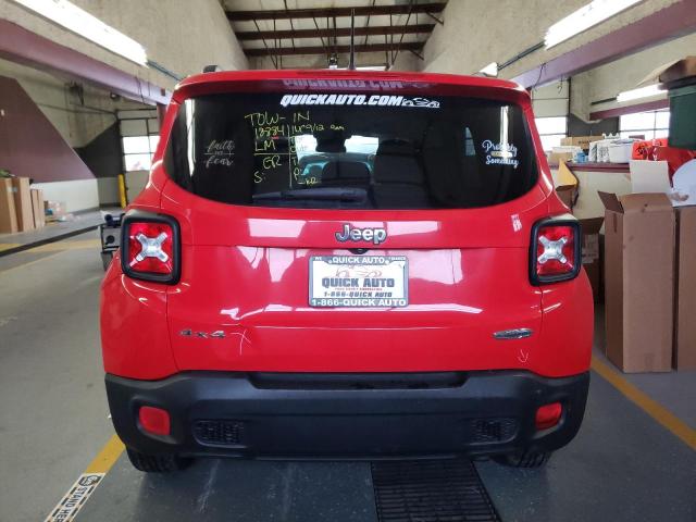 ZACCJBBT9GPD93563 - 2016 JEEP RENEGADE L RED photo 6