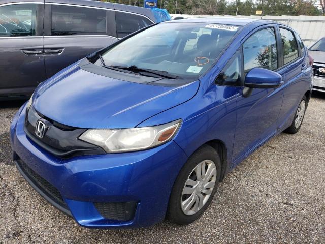 JHMGK5H5XGX003672 - 2016 HONDA FIT LX BLUE photo 1