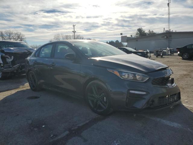 3KPF34AD6ME365208 - 2021 KIA FORTE GT L GRAY photo 1