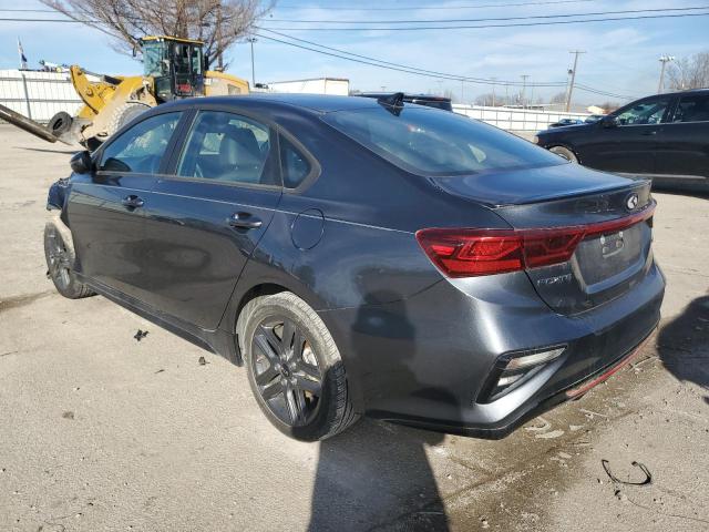 3KPF34AD6ME365208 - 2021 KIA FORTE GT L GRAY photo 3