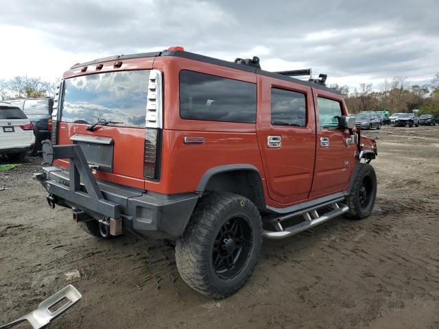 5GRGN23U23H100566 - 2003 HUMMER H2 ORANGE photo 3