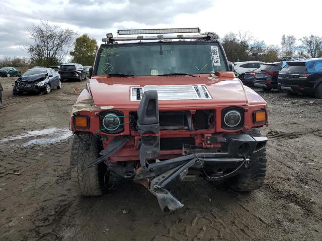 5GRGN23U23H100566 - 2003 HUMMER H2 ORANGE photo 5