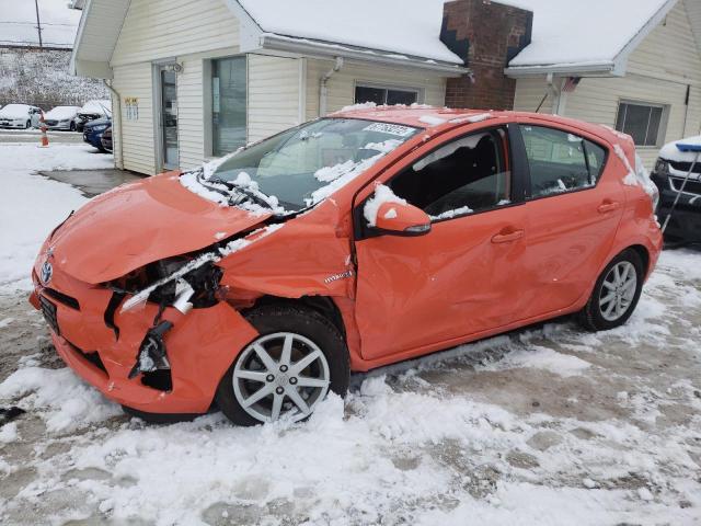 JTDKDTB37C1002834 - 2012 TOYOTA PRIUS C ORANGE photo 1