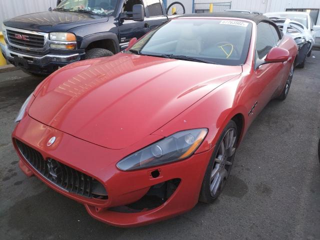 ZAM45KMA2B0054951 - 2011 MASERATI GRANTURISM RED photo 1