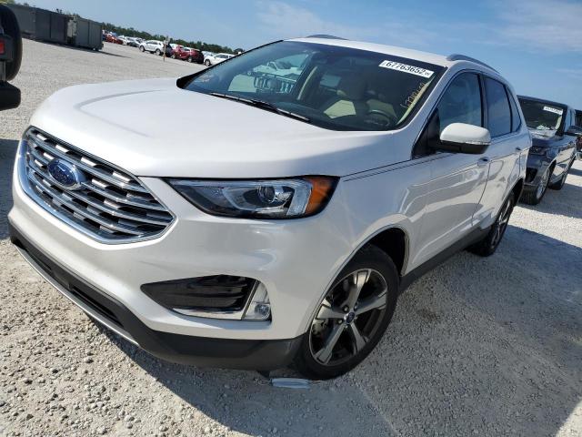 2FMPK3J91KBC08523 - 2019 FORD EDGE SEL WHITE photo 1