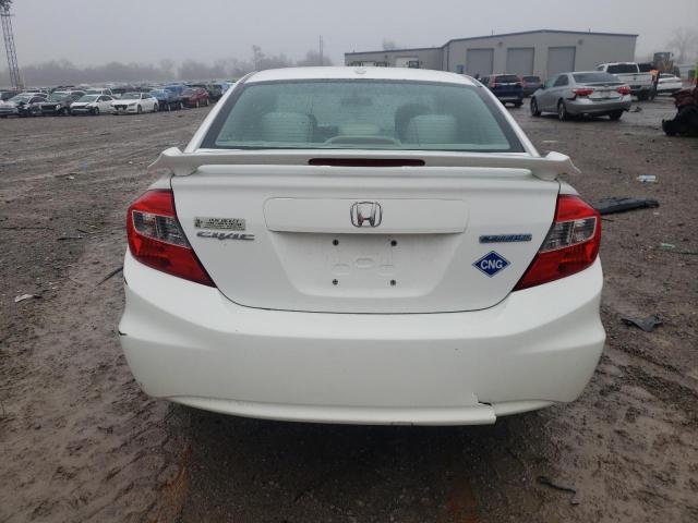 19XFB5F51CE003845 - 2012 HONDA CIVIC NATU WHITE photo 6