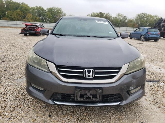 1HGCR2F8XDA106713 - 2013 HONDA ACCORD EXL GRAY photo 5