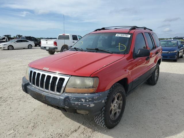 1J4GW58S8XC634871 - 1999 JEEP GRAND CHER RED photo 1