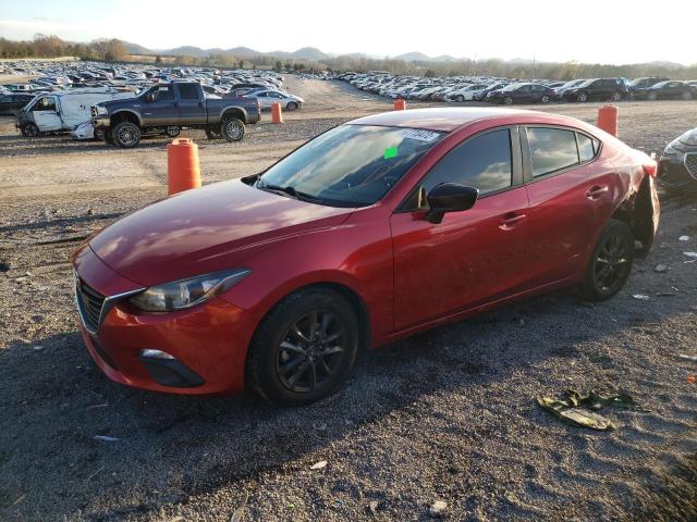 JM1BM1T70E1217609 - 2014 MAZDA 3 SV RED photo 1