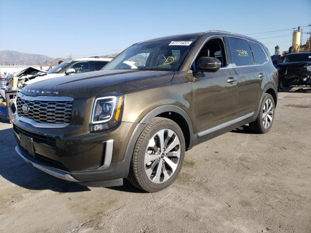 5XYP64HC3LG050084 - 2020 KIA TELLURIDE GREEN photo 1