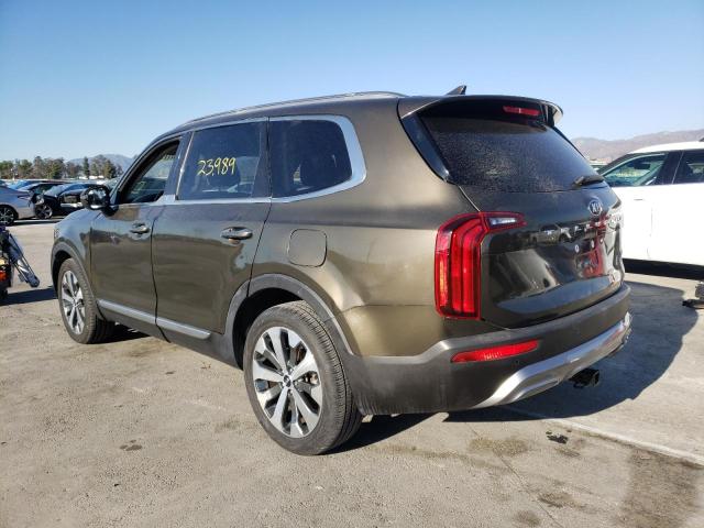 5XYP64HC3LG050084 - 2020 KIA TELLURIDE GREEN photo 2