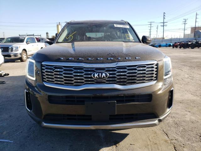 5XYP64HC3LG050084 - 2020 KIA TELLURIDE GREEN photo 5