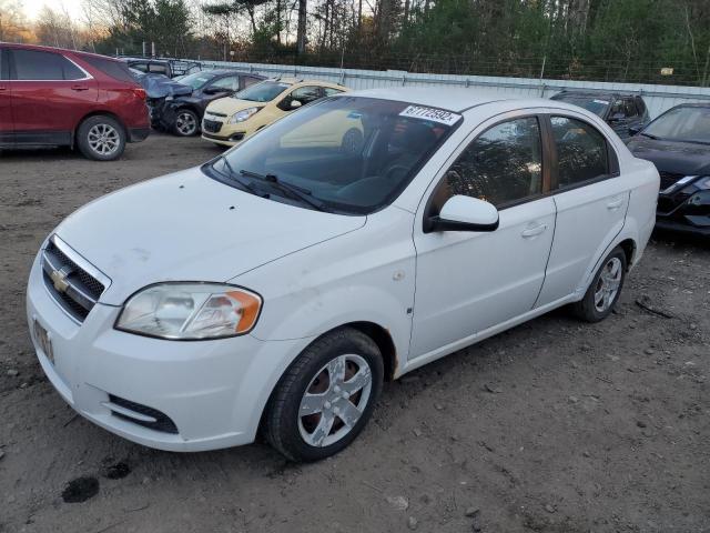 KL1TD566X8B010617 - 2008 CHEVROLET AVEO BASE WHITE photo 1