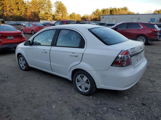 KL1TD566X8B010617 - 2008 CHEVROLET AVEO BASE WHITE photo 2