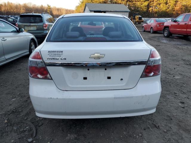 KL1TD566X8B010617 - 2008 CHEVROLET AVEO BASE WHITE photo 6