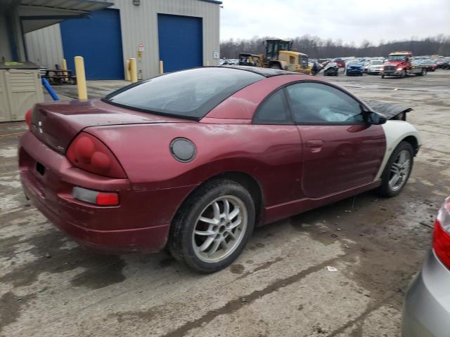 4A3AC84H24E114761 - 2004 MITSUBISHI ECLIPSE GT BURGUNDY photo 3