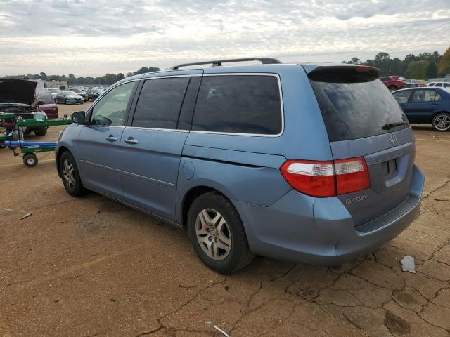 5FNRL38656B073027 - 2006 HONDA ODYSSEY EX BLUE photo 2