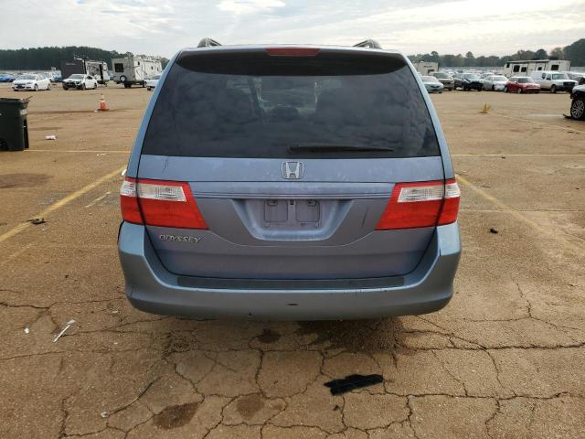 5FNRL38656B073027 - 2006 HONDA ODYSSEY EX BLUE photo 6