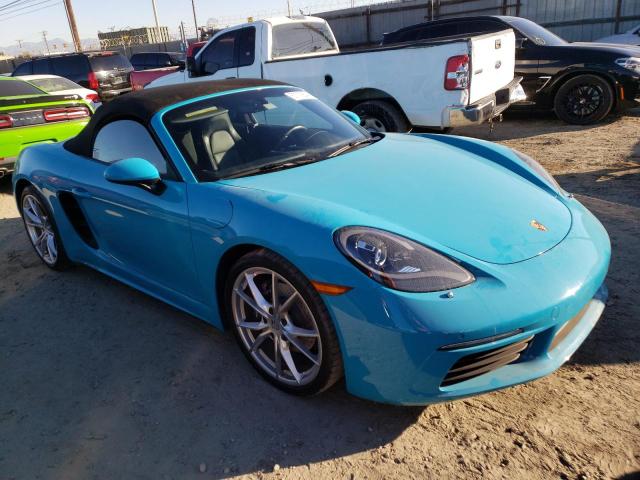 WP0CA2A87HS220987 - 2017 PORSCHE BOXSTER BLUE photo 4