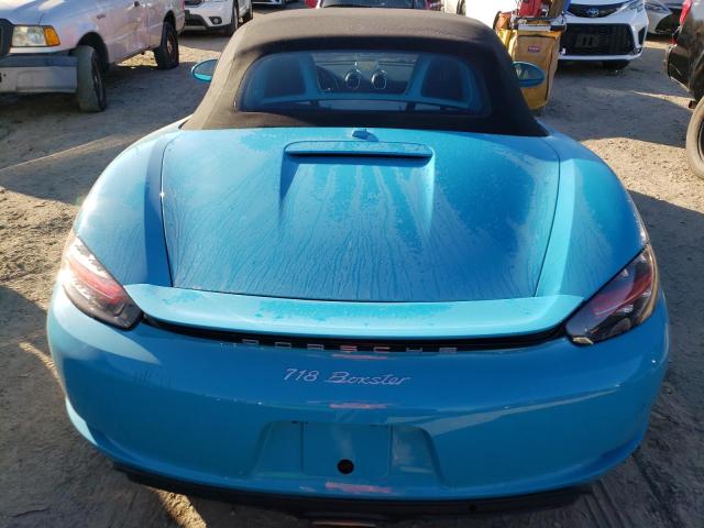 WP0CA2A87HS220987 - 2017 PORSCHE BOXSTER BLUE photo 6