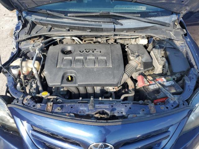 2T1BU4EE2CC857178 - 2012 TOYOTA CAROLLA BLUE photo 11