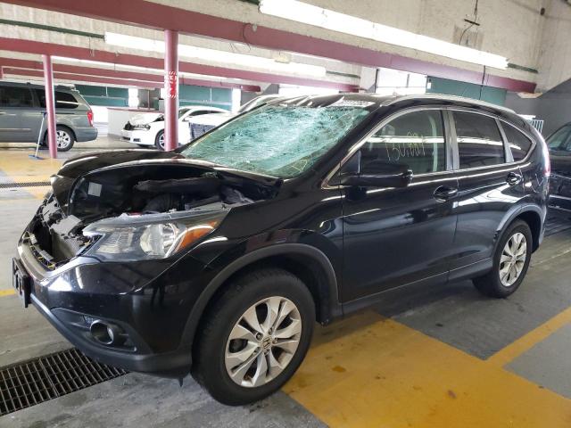 2HKRM4H74DH623246 - 2013 HONDA CR-V EXL BLACK photo 1