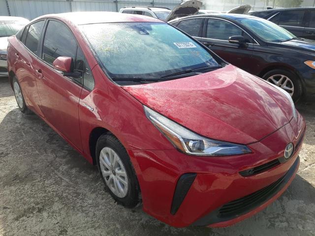 JTDKAMFU0M3127892 - 2021 TOYOTA PRIUS SPEC RED photo 4