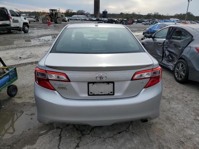 4T1BF1FKXCU590173 - 2012 TOYOTA CAMRY SE A SILVER photo 6