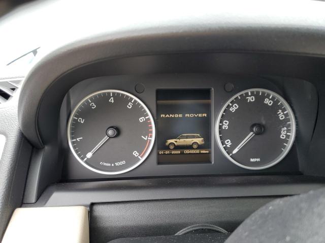 SALSF2D40BA703698 - 2011 LAND ROVER RANGE ROVE BLACK photo 9