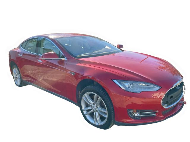 5YJSA1H13EFP31992 - 2014 TESLA MODEL S Կարմիր լուսանկար 1