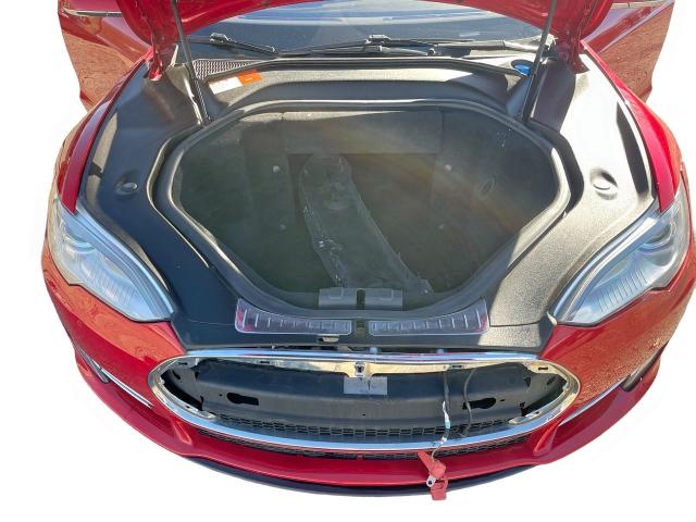 5YJSA1H13EFP31992 - 2014 TESLA MODEL S Կարմիր լուսանկար 7
