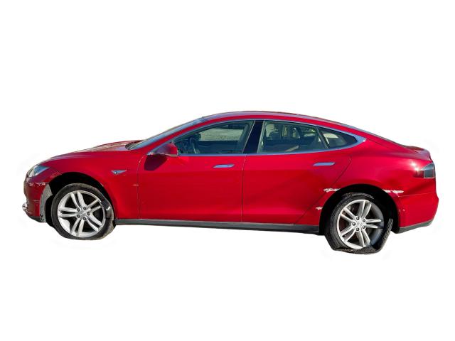 5YJSA1H13EFP31992 - 2014 TESLA MODEL S Կարմիր լուսանկար 8