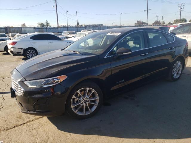 3FA6P0MU7KR239900 - 2019 FORD FUSION SEL BLACK photo 1