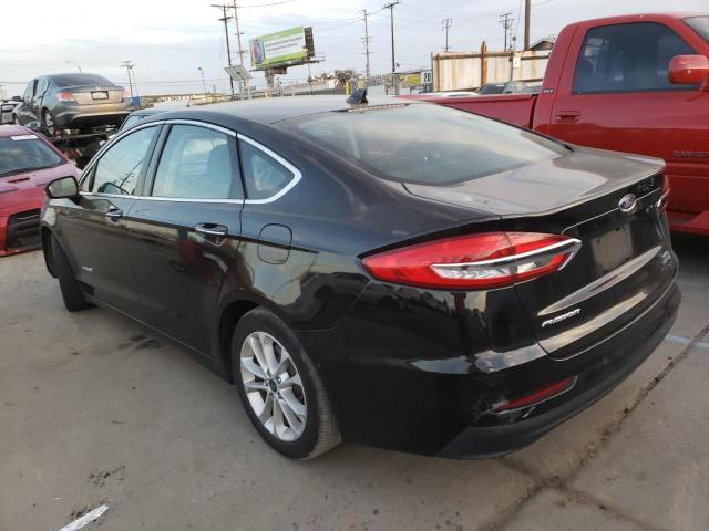 3FA6P0MU7KR239900 - 2019 FORD FUSION SEL BLACK photo 2