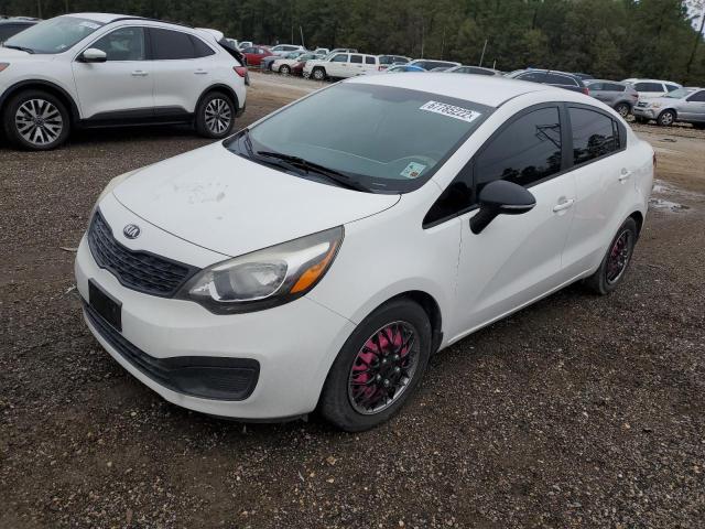 KNADM4A32F6470331 - 2015 KIA RIO LX WHITE photo 1