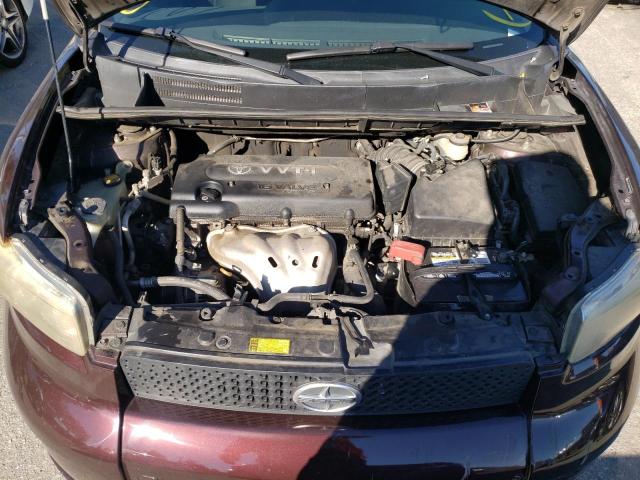 JTLKE50E881049637 - 2008 TOYOTA SCION XB 勃艮第红 照片 11