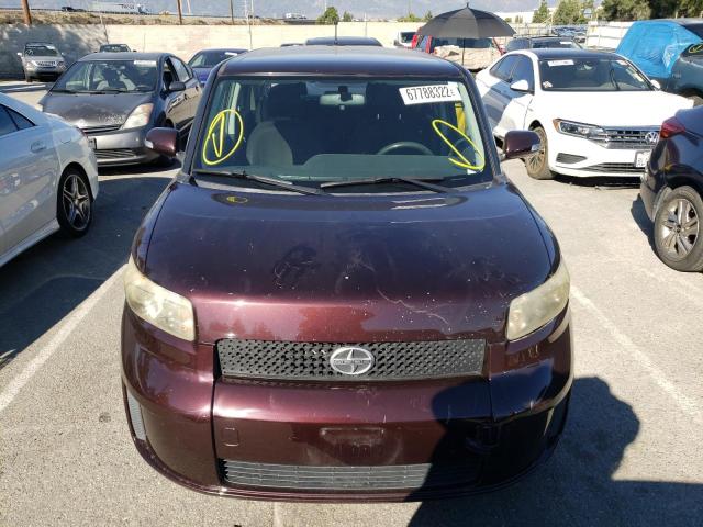 JTLKE50E881049637 - 2008 TOYOTA SCION XB 勃艮第红 照片 5