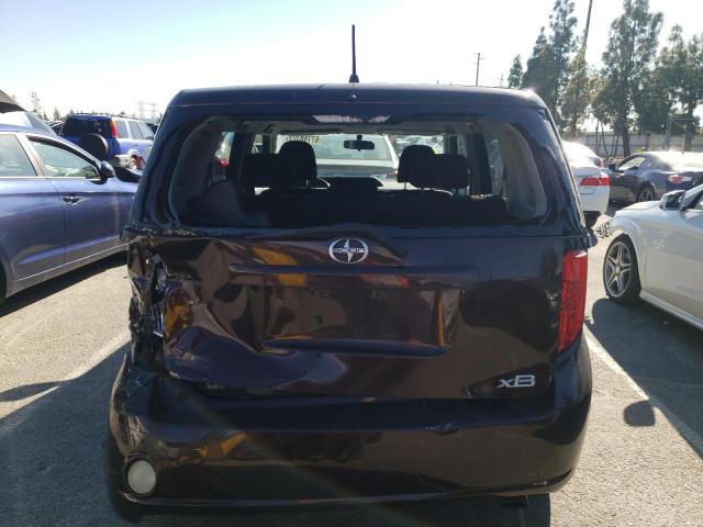 JTLKE50E881049637 - 2008 TOYOTA SCION XB 勃艮第红 照片 6