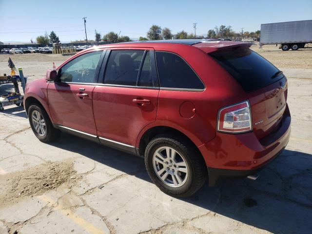 2FMDK38C08BA74505 - 2008 FORD EDGE MAROON photo 2